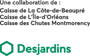 Logo Desjardins Côte-de-Beapré Île-d’Orléans