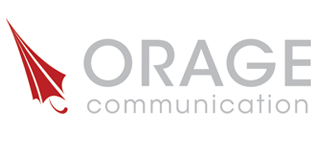 Logo Orage communication - graphisme, design, site web